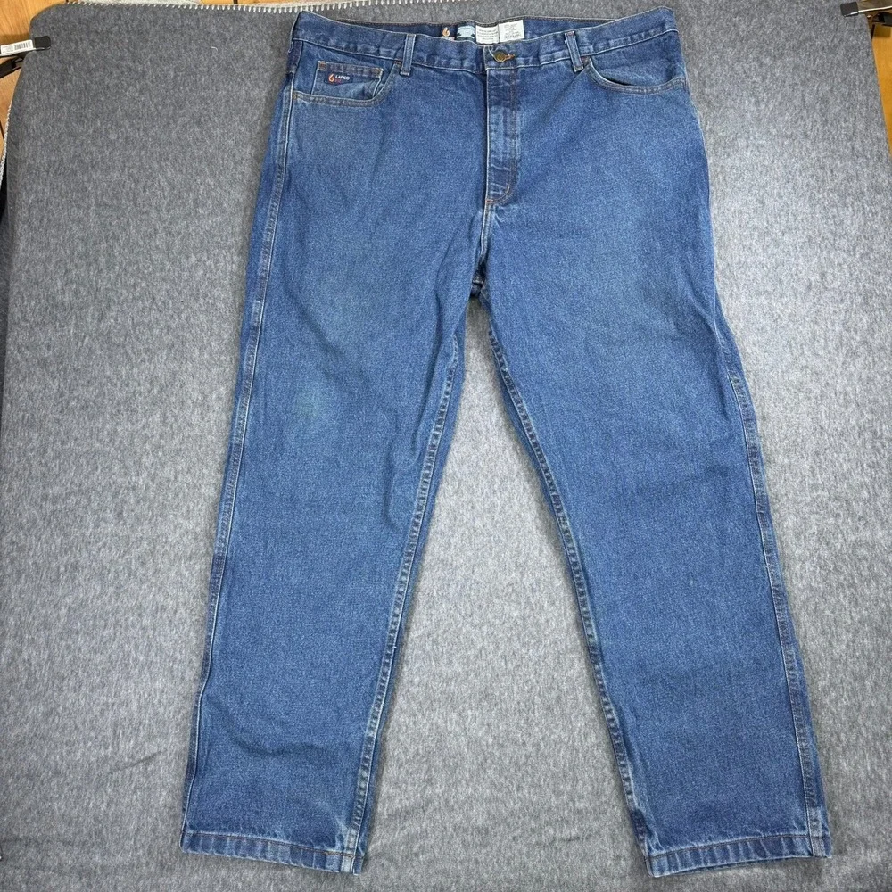 LAPCO FR Jeans Mens 42x32 Blue Protect 450 Denim Flame Resistant D-PIND Workwear